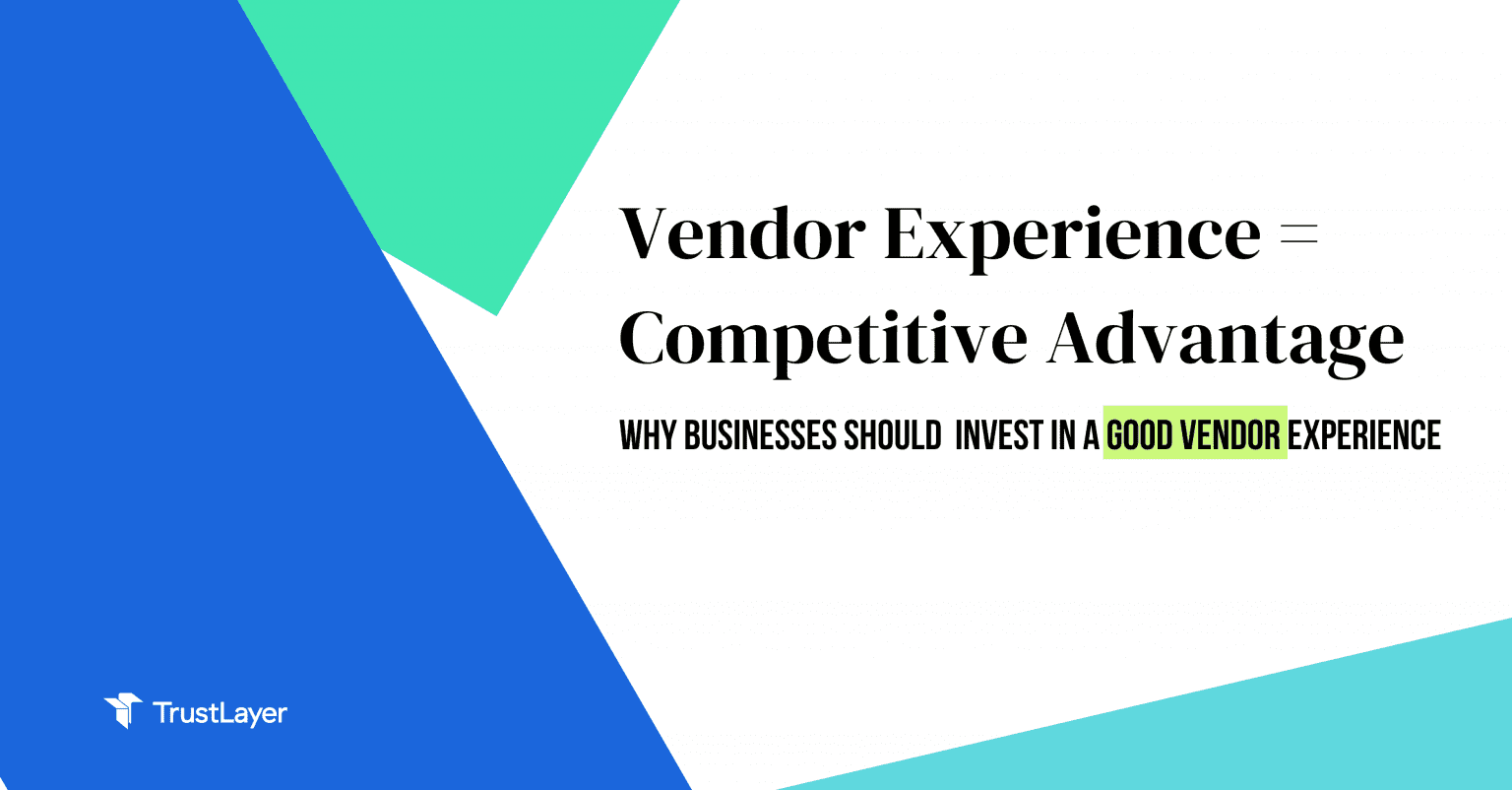 Why Businesses Should Take the Time to Invest in a Good Vendor Experience
